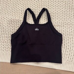 ALO Yoga Classic Black Crop Tank